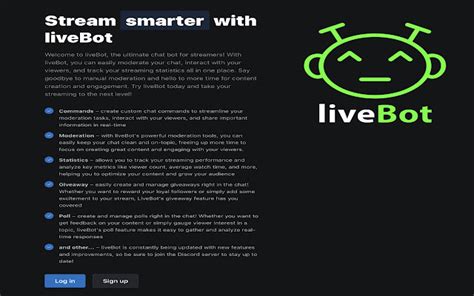 livebot app.